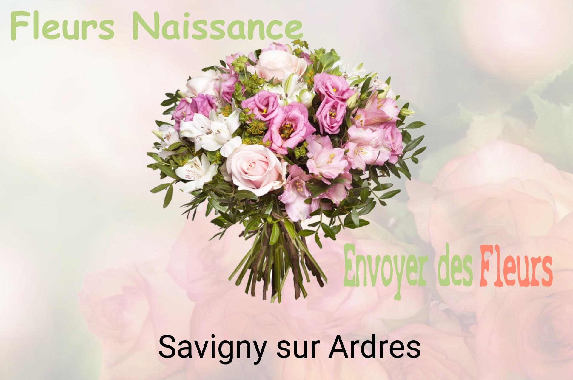 Bouquet de fleurs de naissance livré à Savigny-sur-Ardres